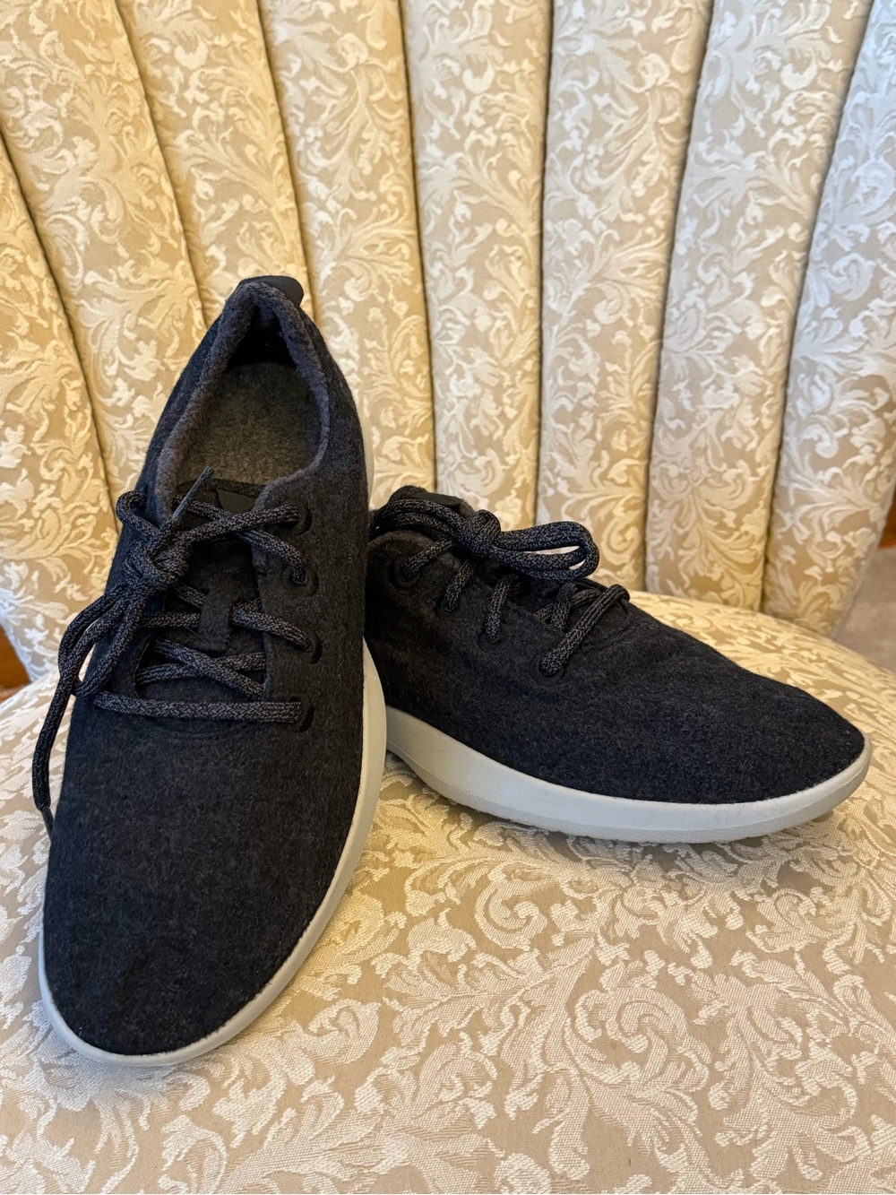 New ALLBIRDS Men's Casual Lace-Up Sneakers black shoes size 10